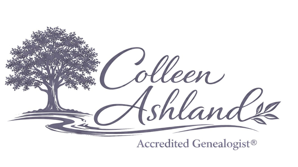 Colleen Ashland, Professional Genealogist